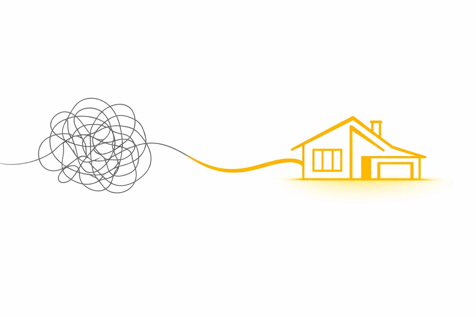 Streamlined home building process showing a single-vendor construction model versus traditional contractors.