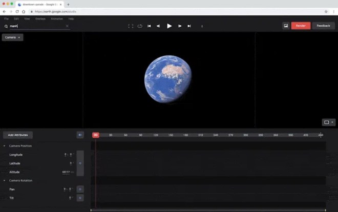 Google Earth Studio