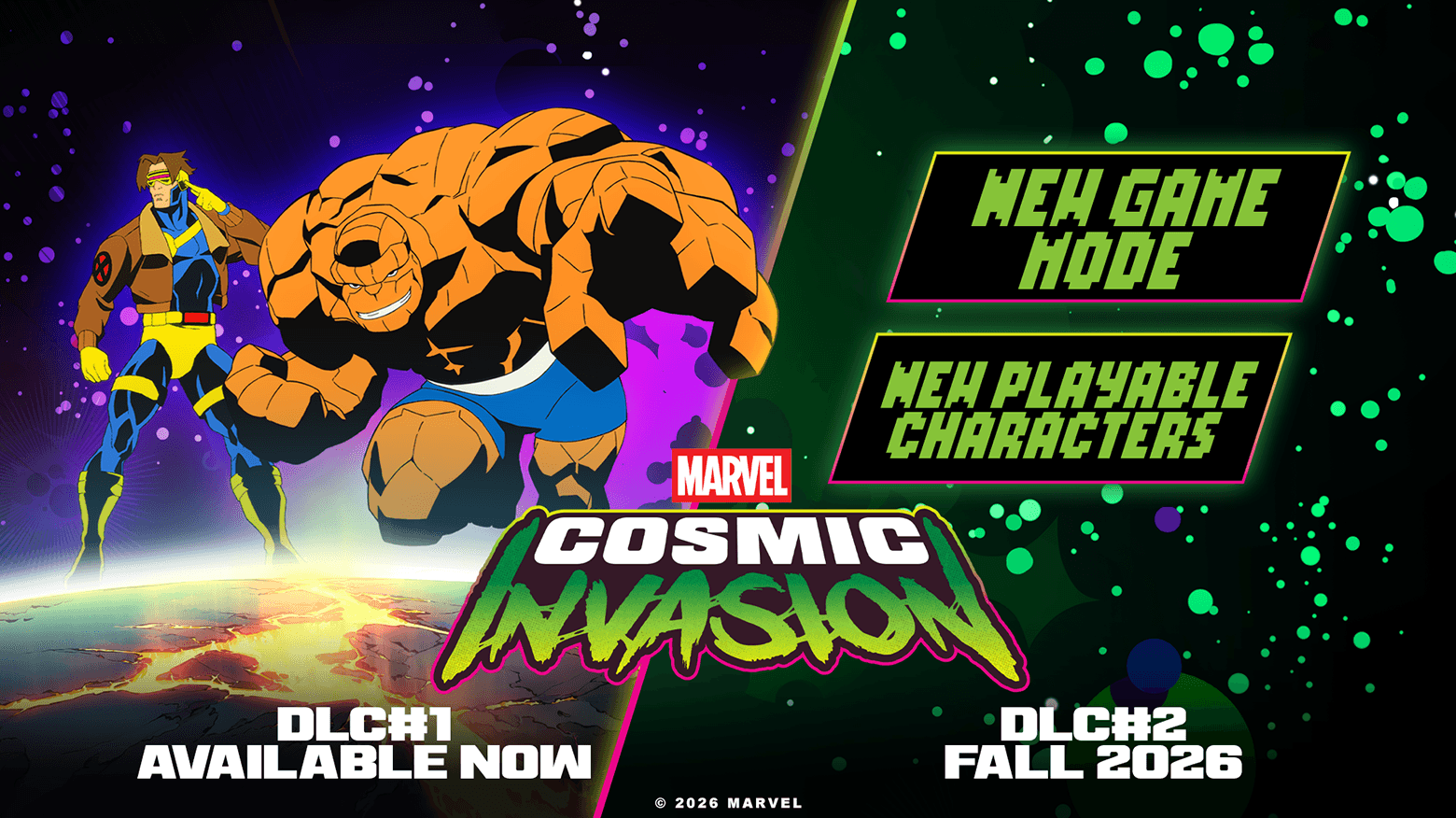 MARVEL Cosmic Invasion DLC: Cyclops and The Thing Join the Fight! (2026)
