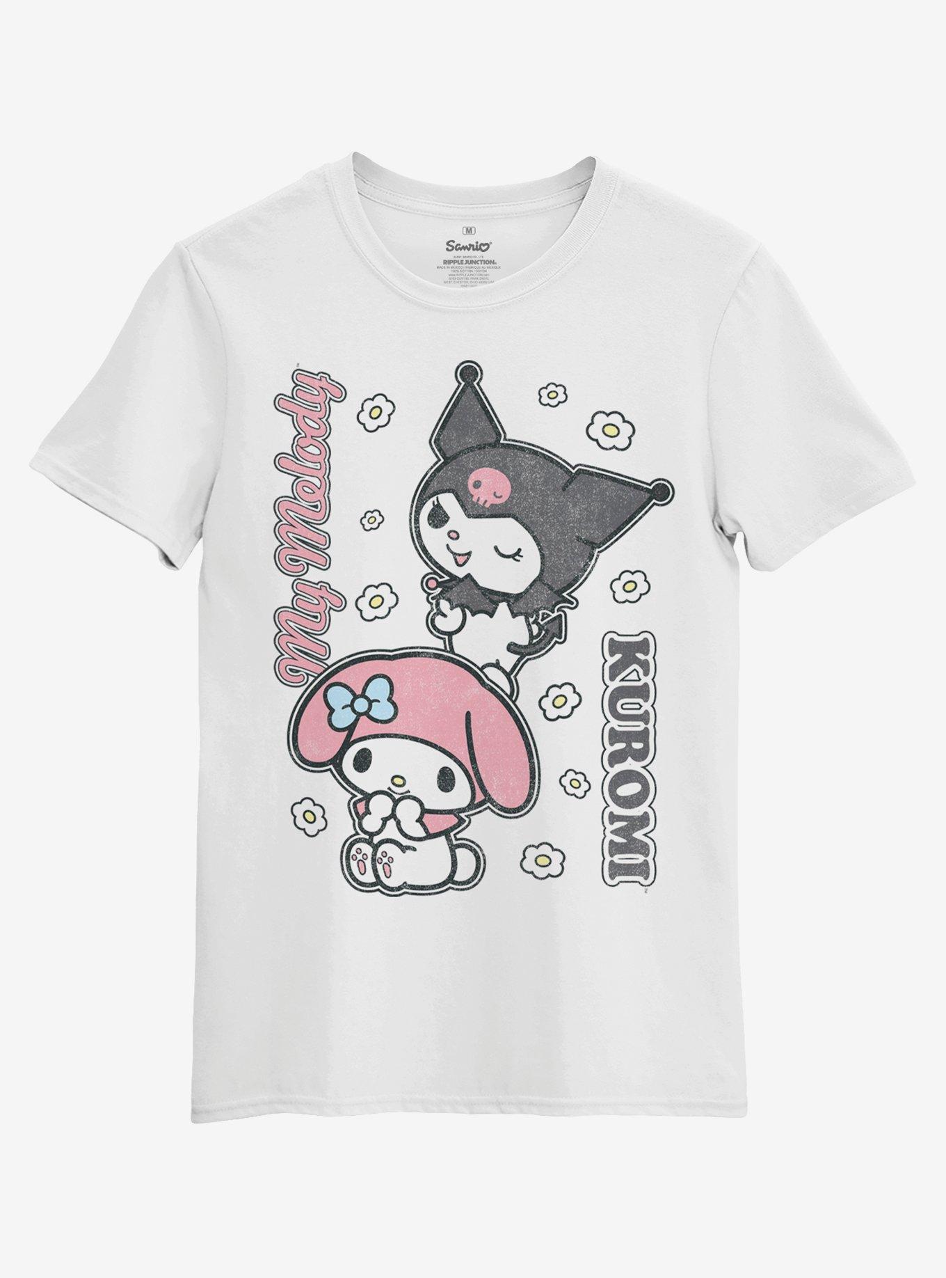 My melody & kuromi girls t-shirt plus size