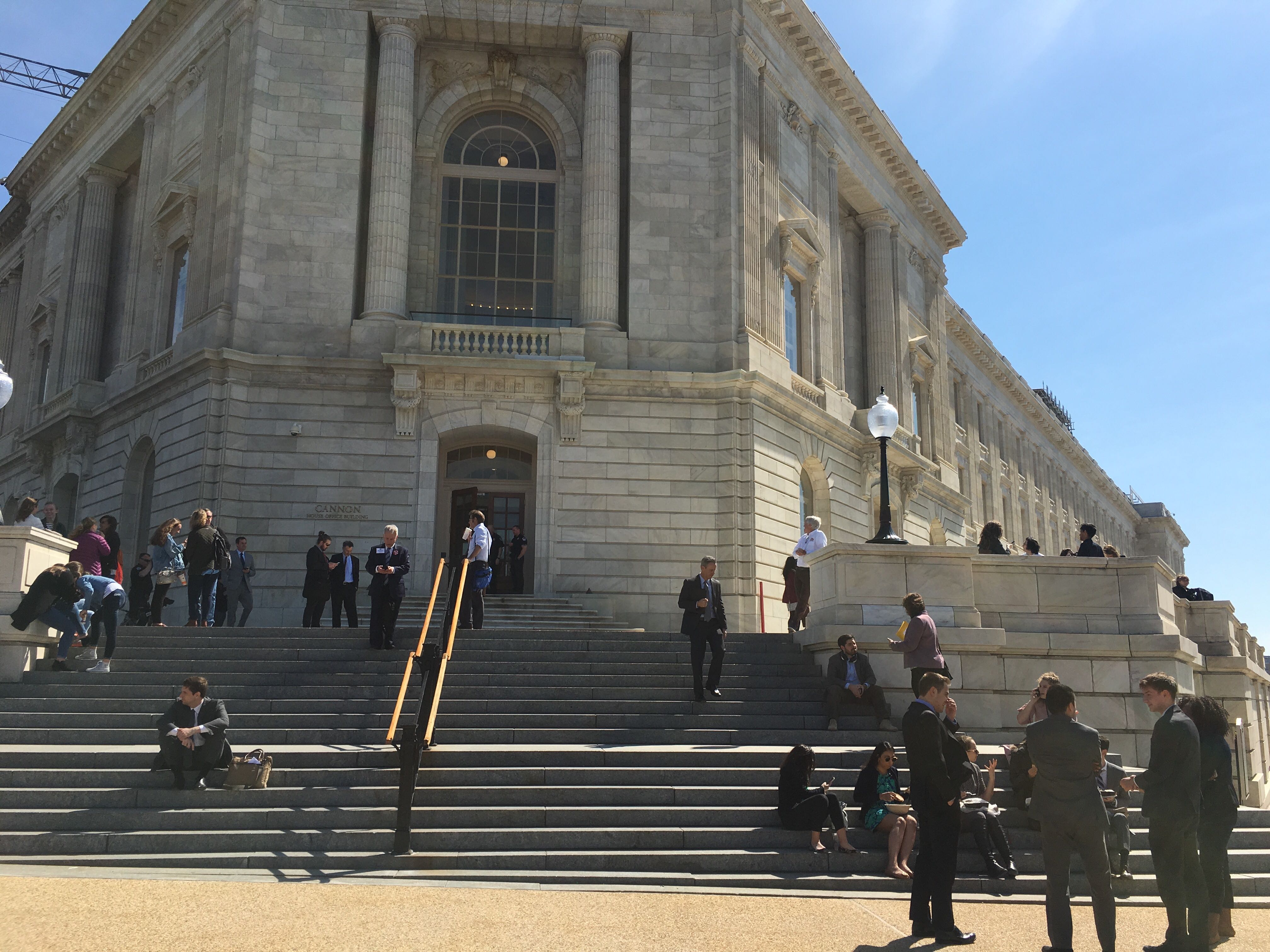 House staff evacuated from Cannon Thursday afternoon, amid ongoing