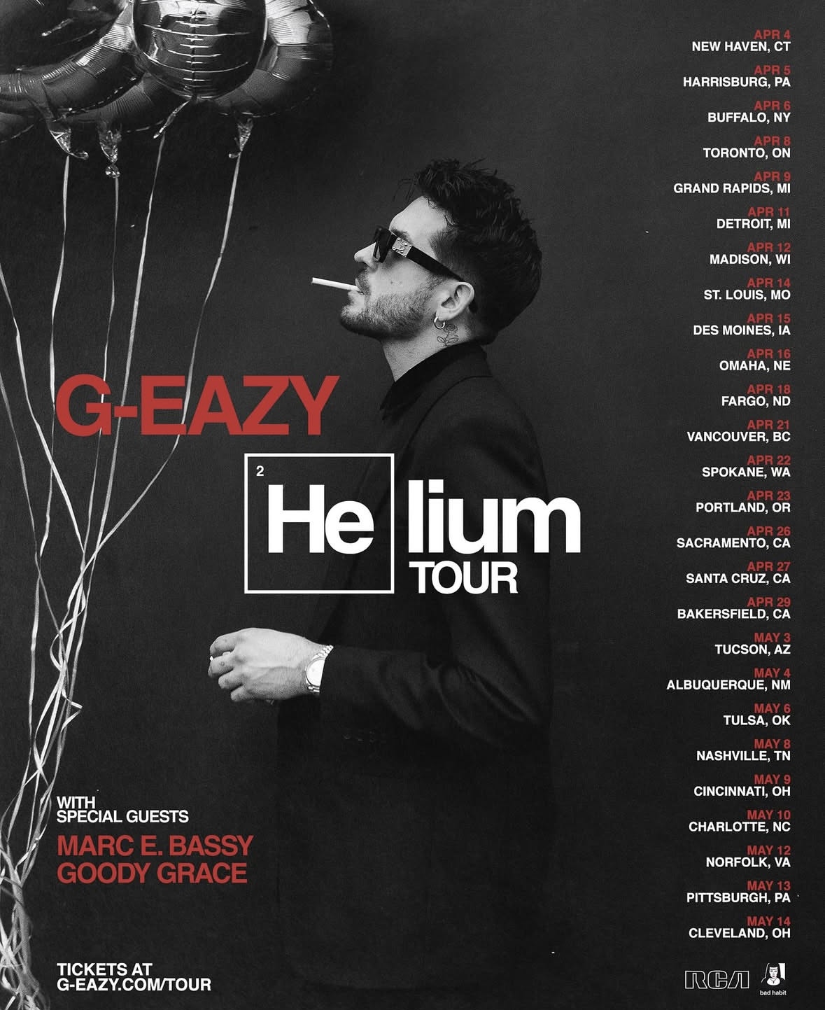 G-Eazy is back on the road for the Helium Tour - // MELODIC Magazine