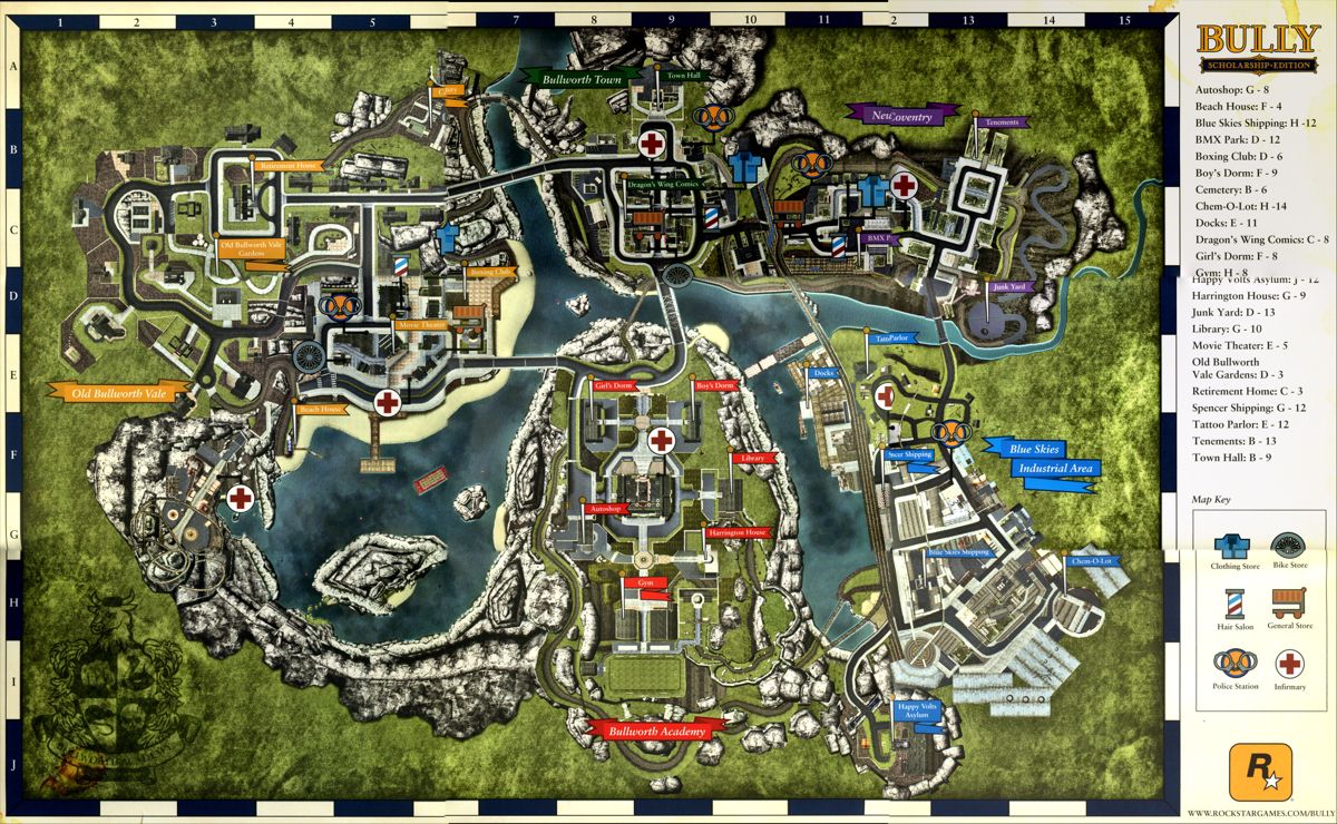 Bully Scholarship Edition 949529 Bully Scholarship Edition Windows Map 