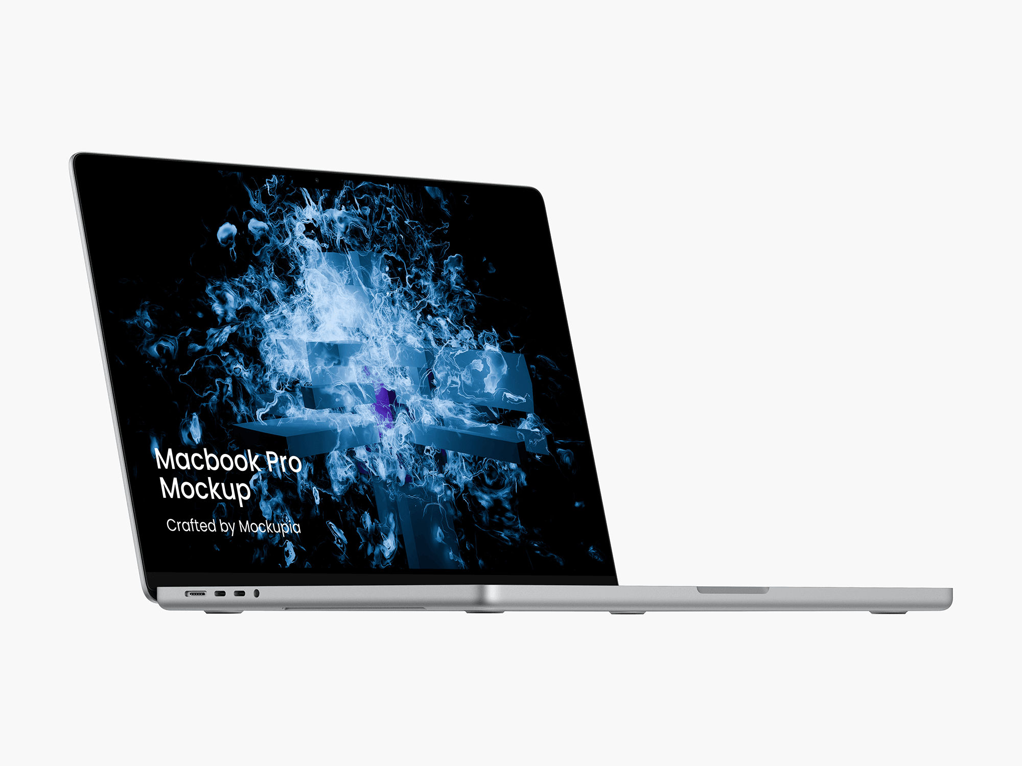 Macbook Pro 16 Mockup - Gorgeous Geometric Background - 4K