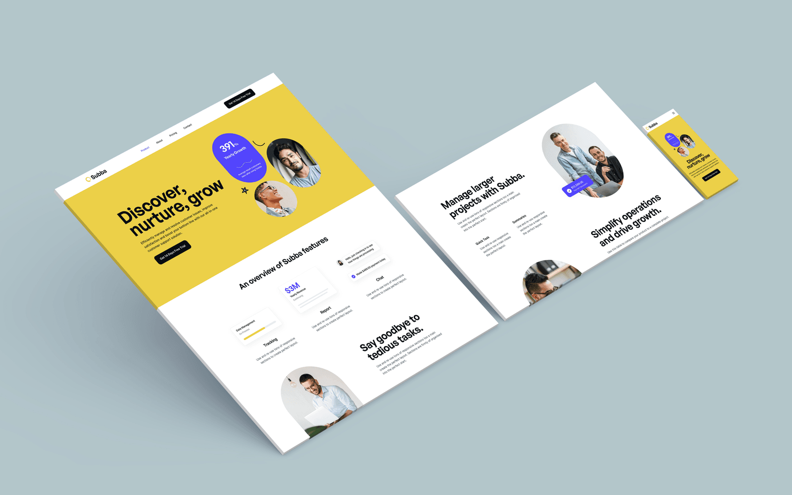 Responsive Website Mockup The Free Mockup - Best City Arts in High Resolution