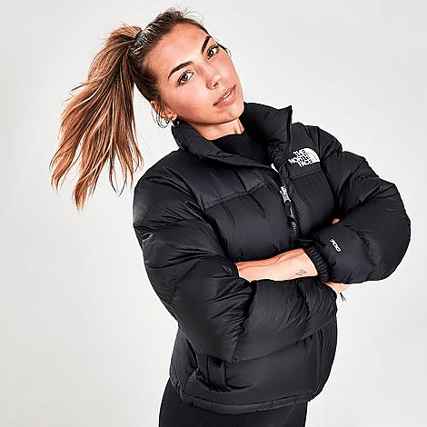 the north face inc womens 1996 retro nuptse jacket in recycled tnf black modesens on women's 1996 retro nuptse jacket sale