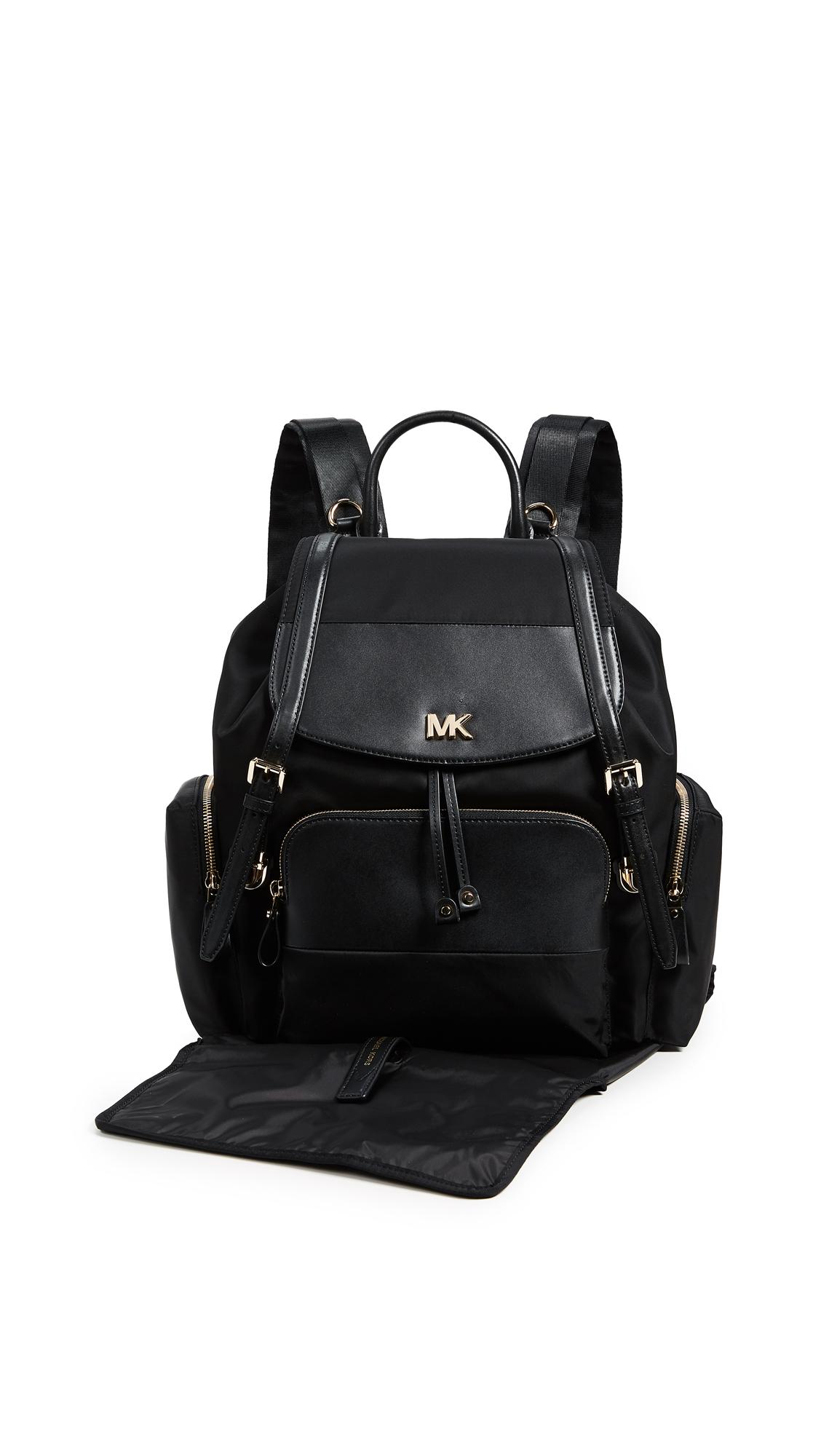 Michael Michael Kors Mott Diaper Bag Backpack In Black Modesens