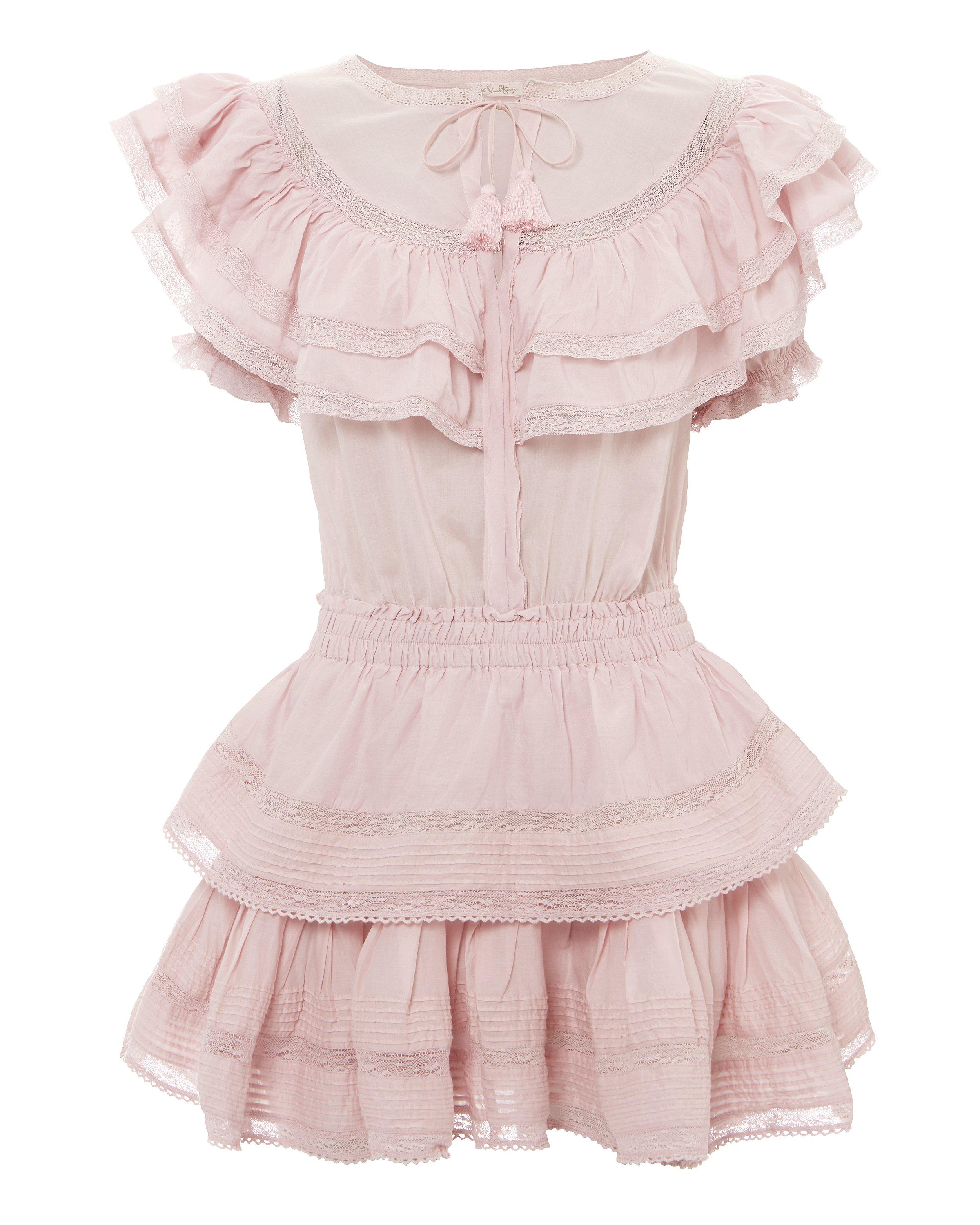 Get free shipping on loveshackfancy liv tiered ruffle cotton coverup dress at neiman marcus. Loveshackfancy Liv Ruffle Mini Dress Modesens