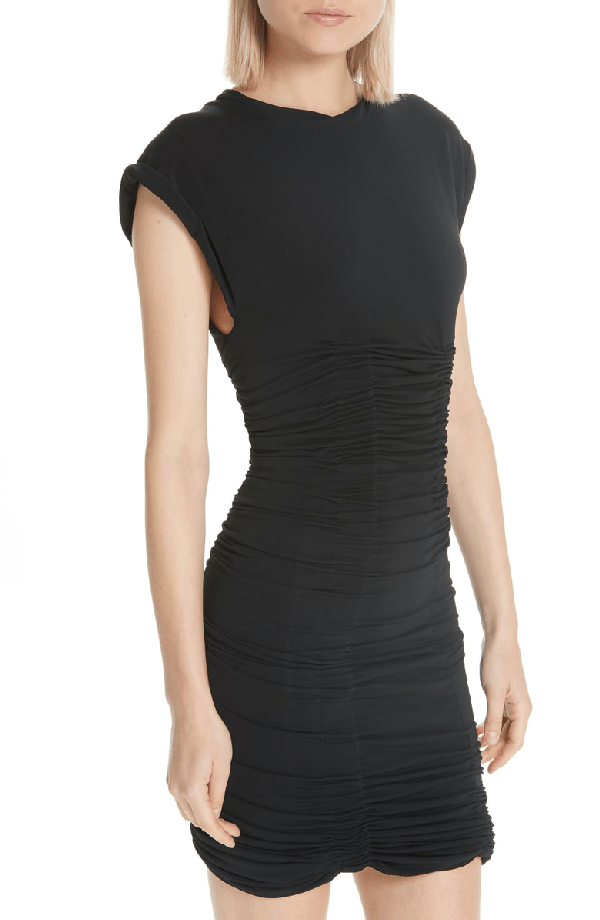 Get the best deals on alexander wang dresses for women when you shop the. Alexander Wang Ruched Jersey Minidress In Black Modesens