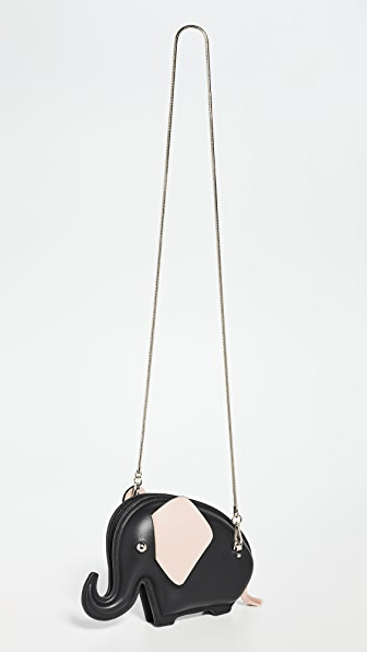 Shop now and save on your favorite&nbsp;. Kate Spade Tiny Elephant Leather Crossbody Bag In Black Modesens