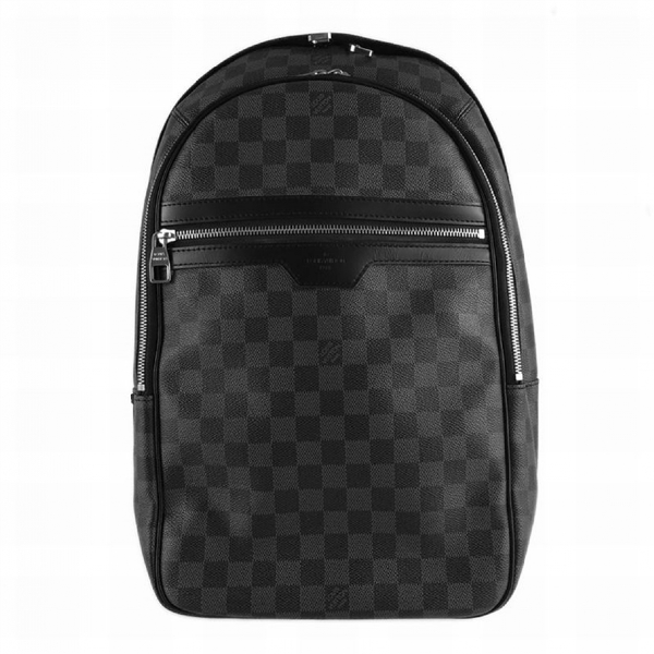 Pre Owned Louis Vuitton Michael Backpack Black Cloth Bag Modesens