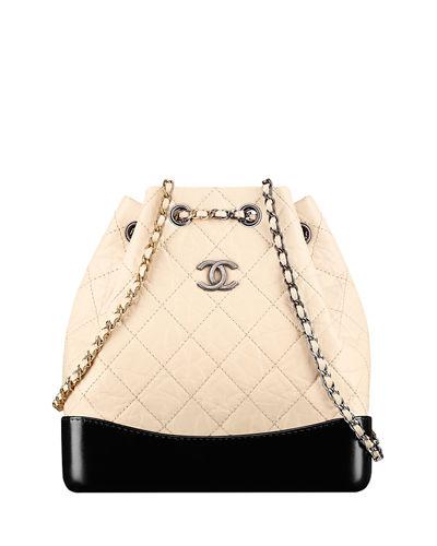 Chanel S Gabrielle Backpack In Beige Black Modesens