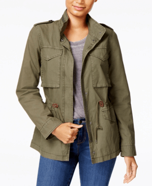 levis womens lightweight cotton field jacket in army green modesens on women's field jacket green