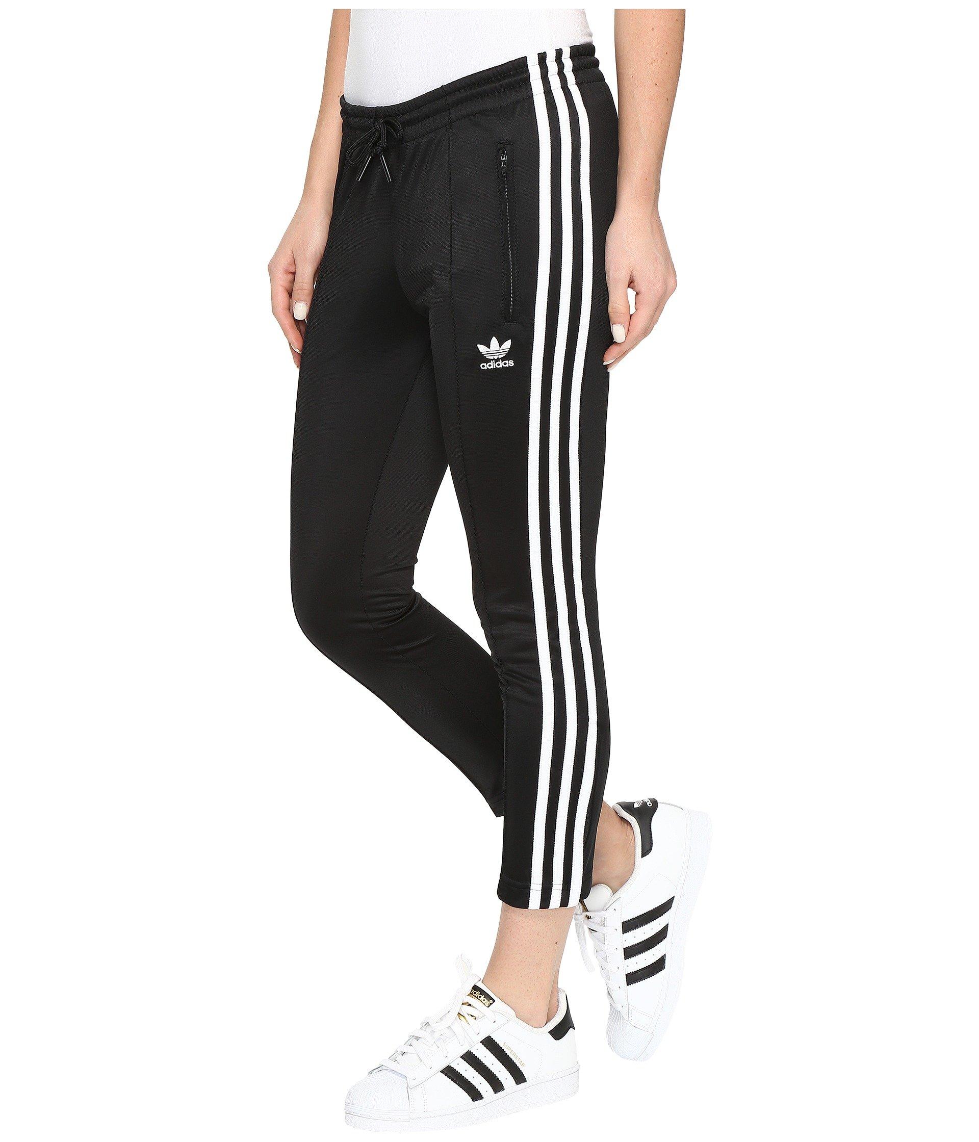 adidas originals cigarette pants in black modesens on adidas cigarette pants women's black