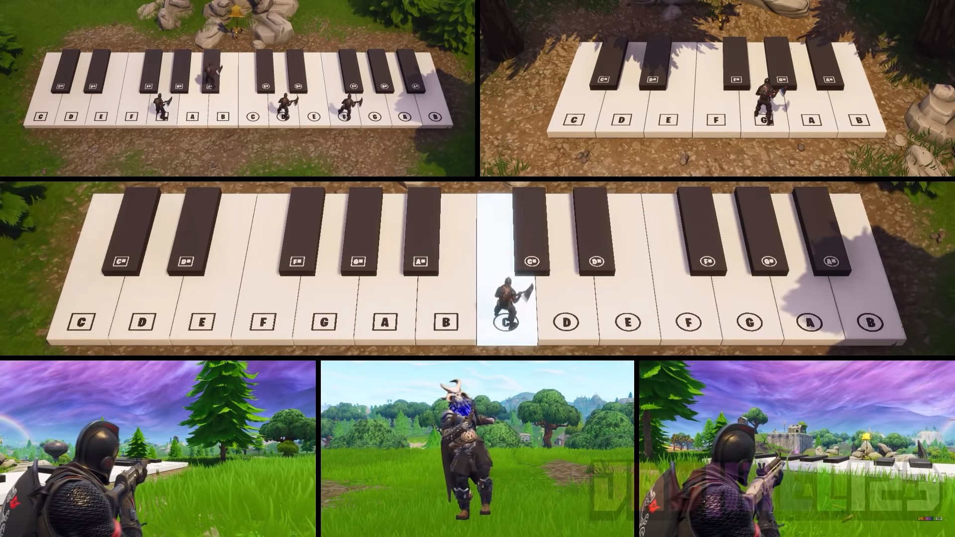 Here are all of the new challenges you need to complete for week 7 of fortnite battle royale. Remaking Fortnite Emote Songs With The In Game Piano Takes Skill Dedication And A Lot Of Spare Time Gamesradar