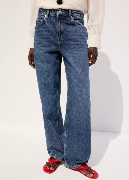 Straight Low-Waist Jeans - Women | Mango Usa