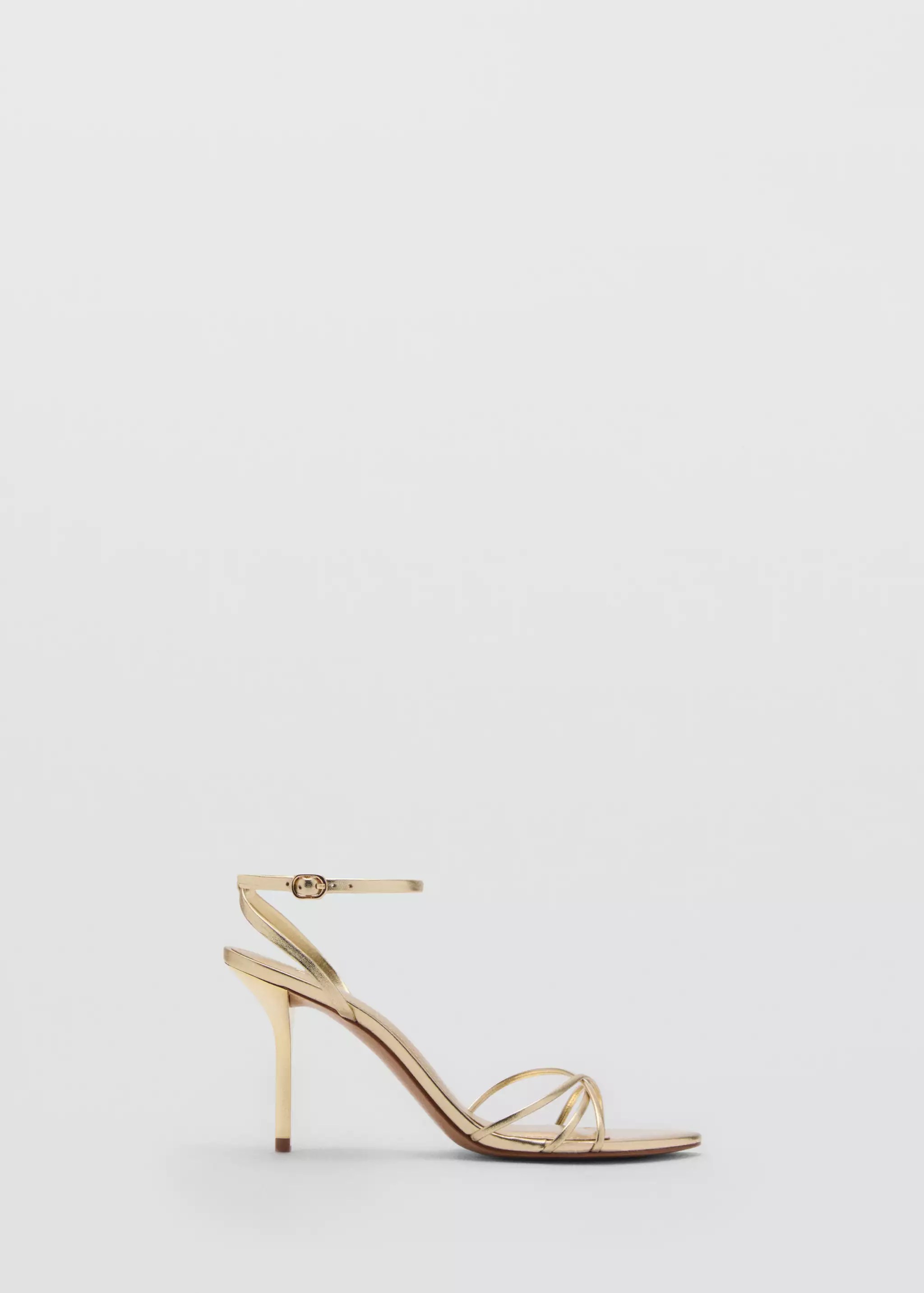 Heeled Sandal With Crossed Straps - Women | Mango United Kingdom