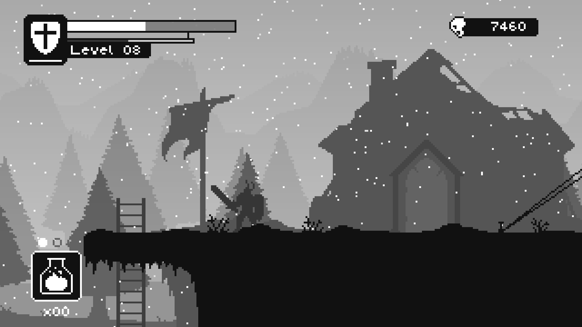 Black And White 2D Action Game Unworthy Is Out Now And Worth Your Time 
