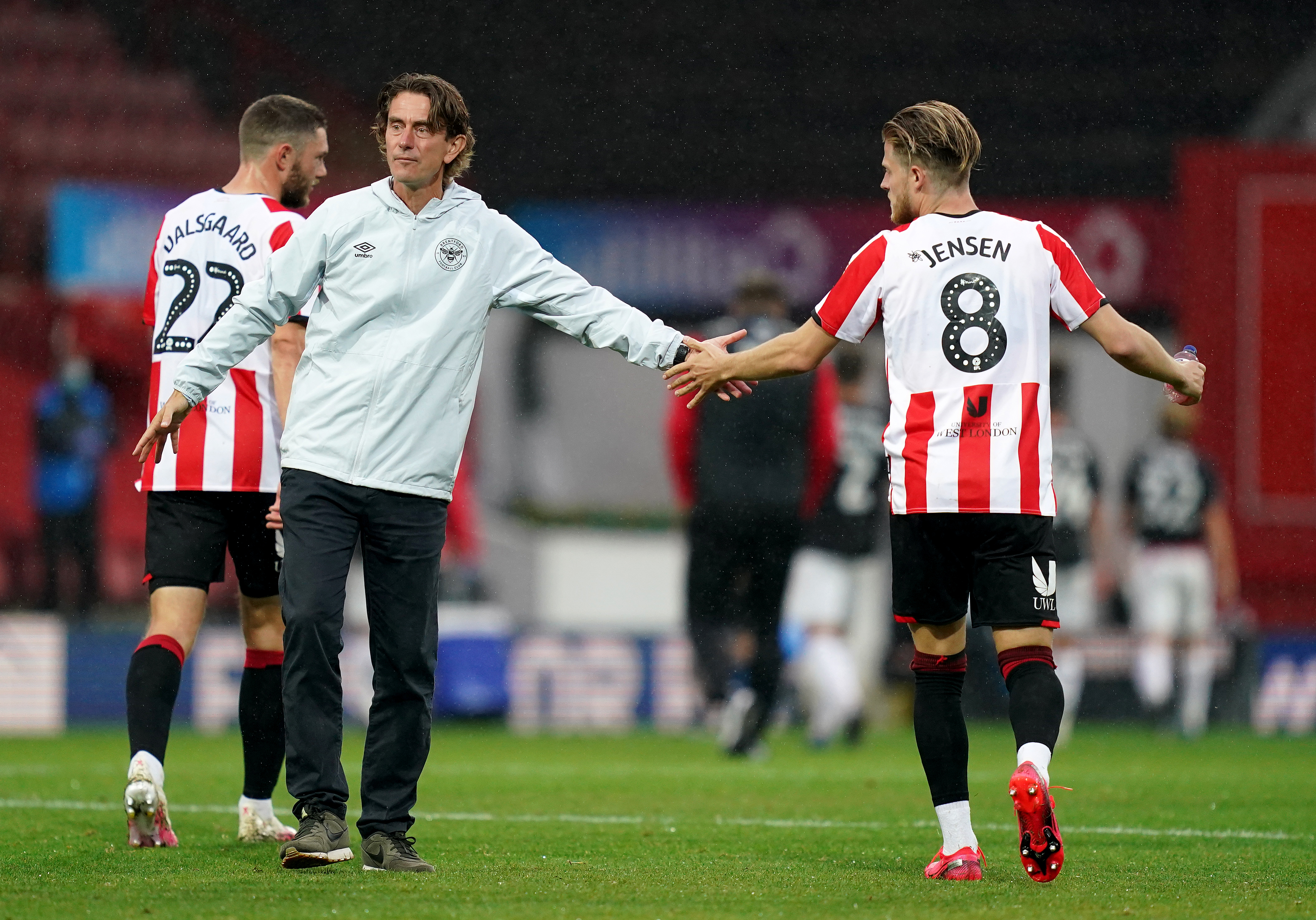 Brentford S Mathias Jensen In Action During The Sky Bet Championship Match At Brentford Munity Stadium London Stock Photo Alamy Foul by Youri Tielemans Leicester City.