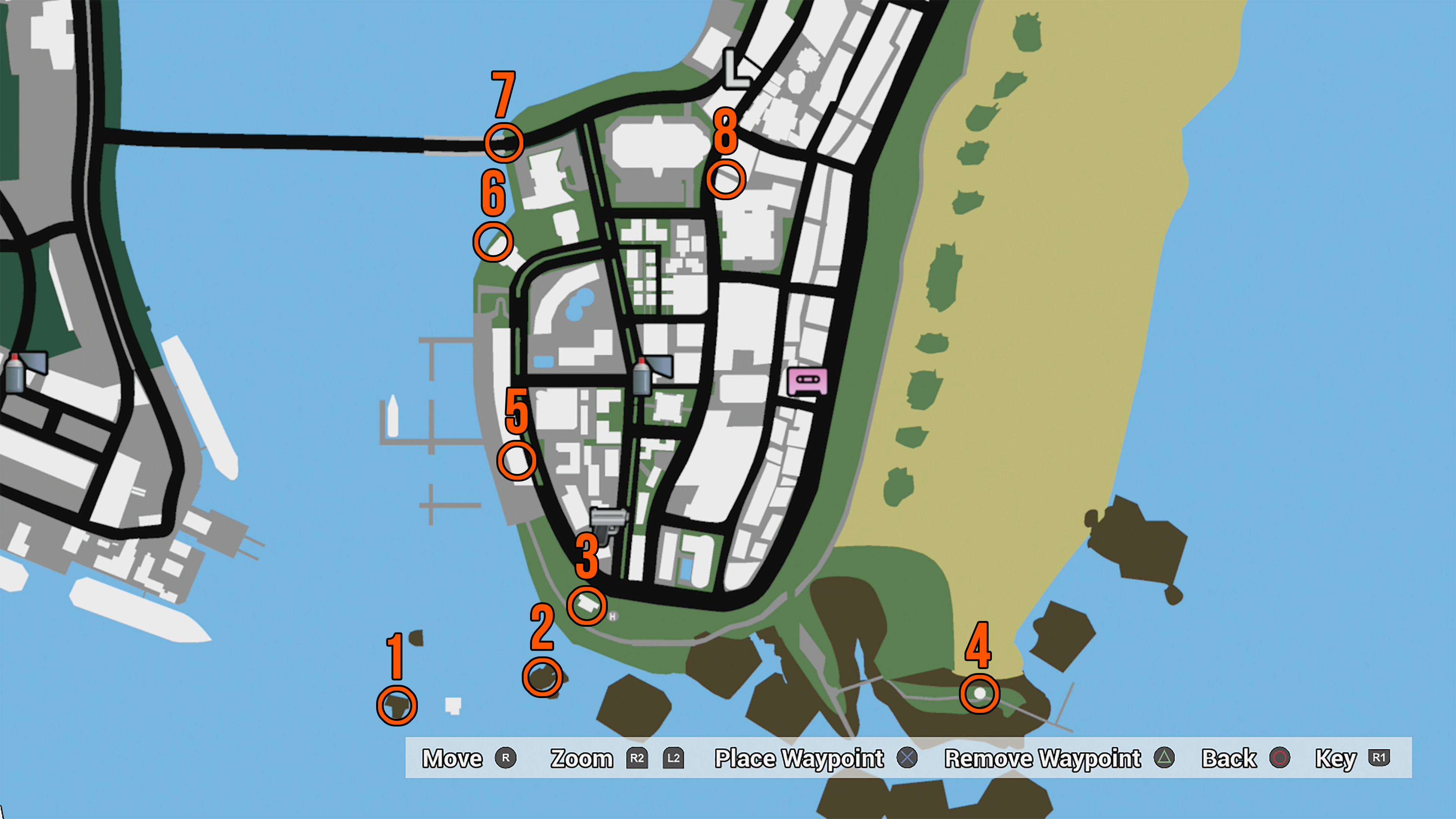 GTA Vice City Hidden Packages Locations GamesRadar 