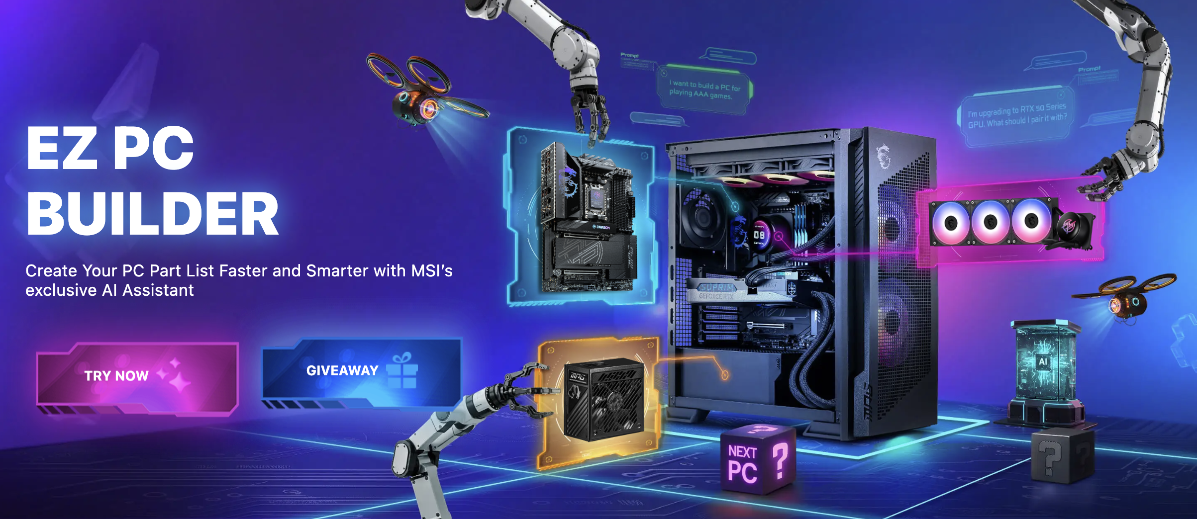 MSI S New AI Powered PC Building Assistant Recommends The 9800X3D As A 