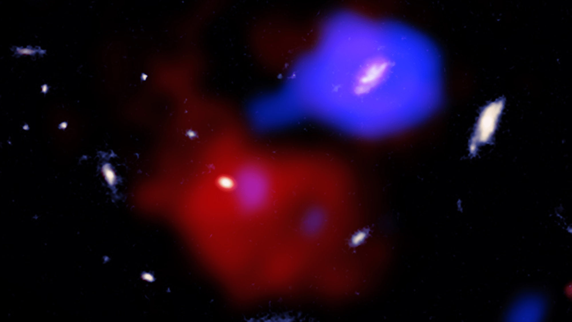 Supermassive Black Hole 'Cooking' Gas in Distant 'Red Potato' Galaxy Discovery (2026)