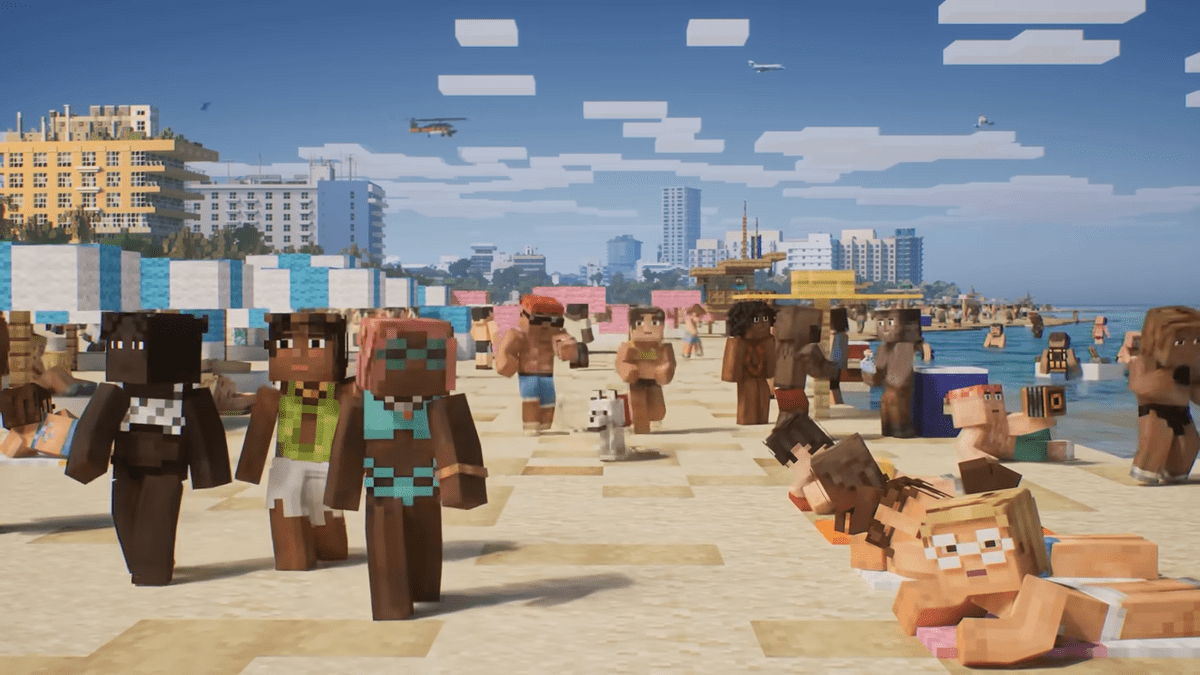 Here S The Grand Theft Auto 6 Trailer Perfectly Recreated In Minecraft 1200 80 