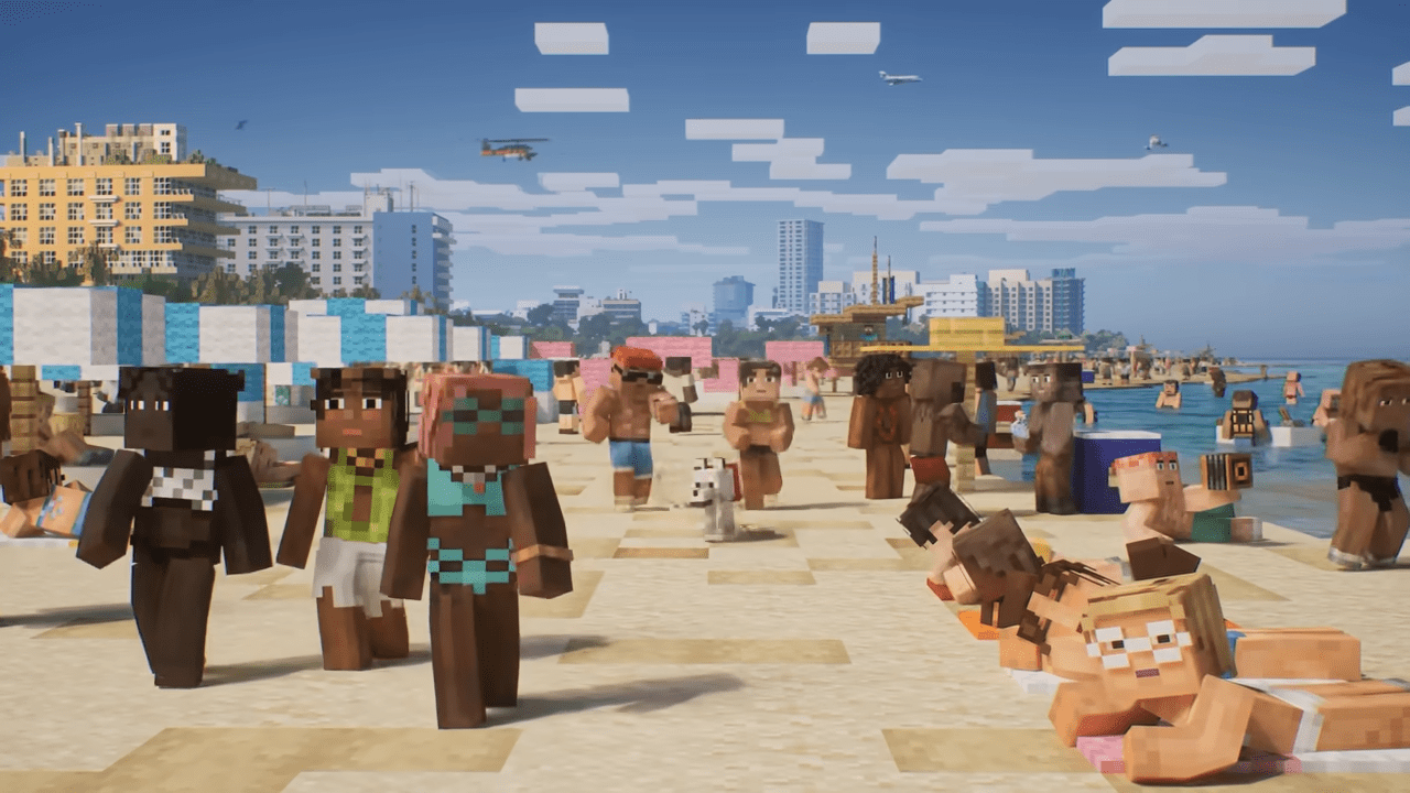 Here S The Grand Theft Auto 6 Trailer Perfectly Recreated In Minecraft 
