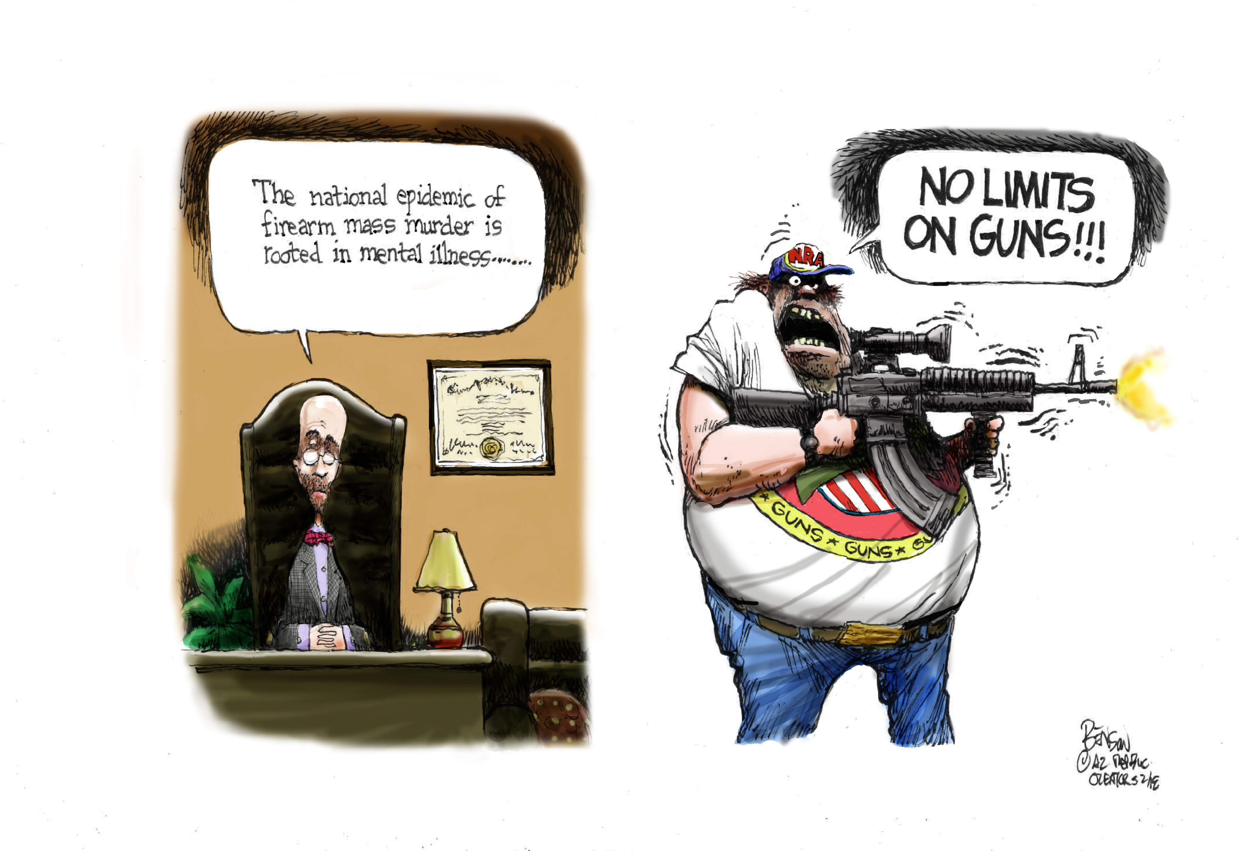 Political Cartoon U S Gun Rights Second Amendment Mental Health The Week Political Cartoon U S Gun Rights Second Amendment Mental Health The Week