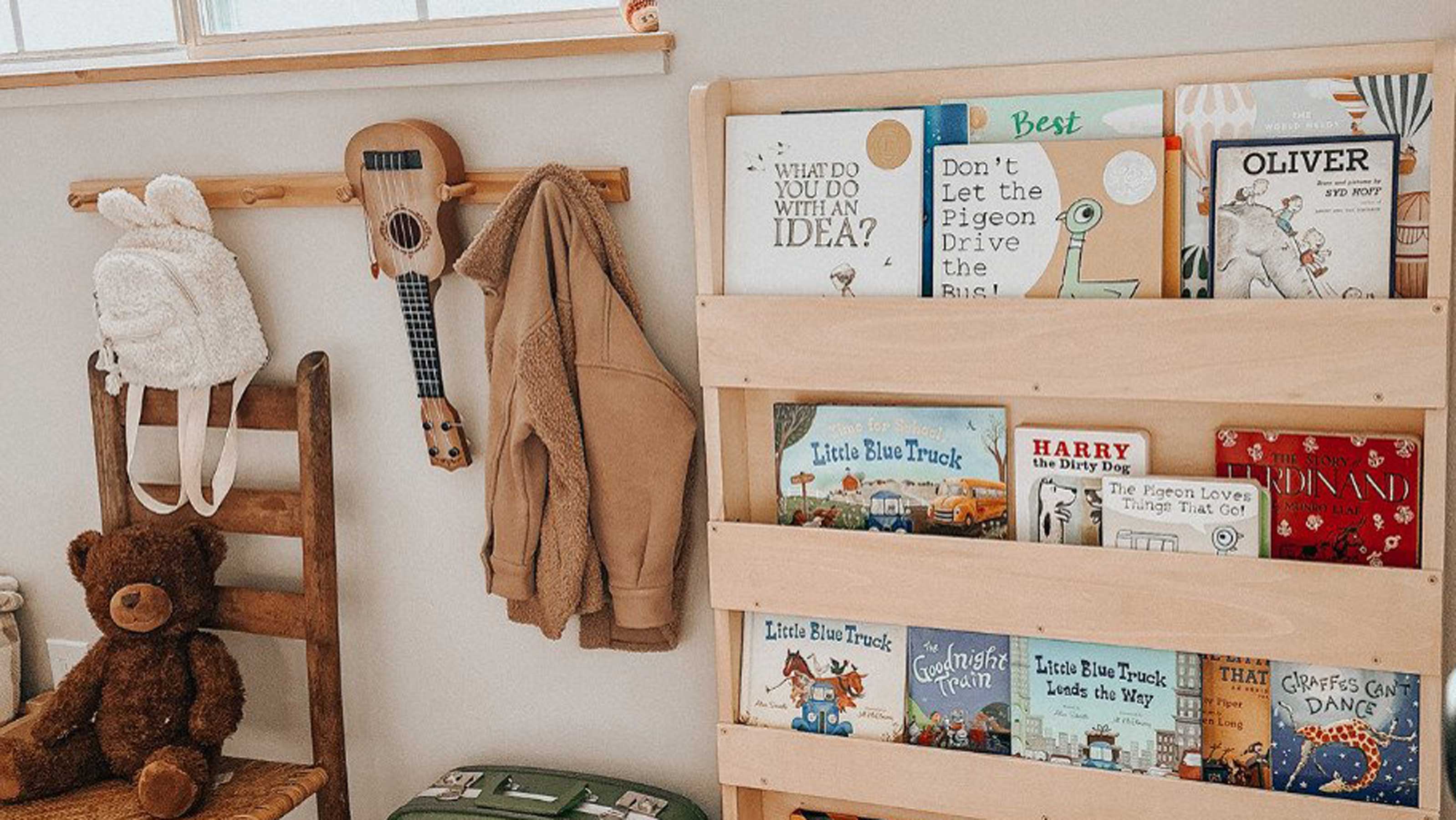 Diy kids bookshelf