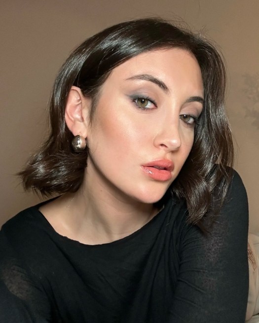 Alyssa Brascia with shiny hair.