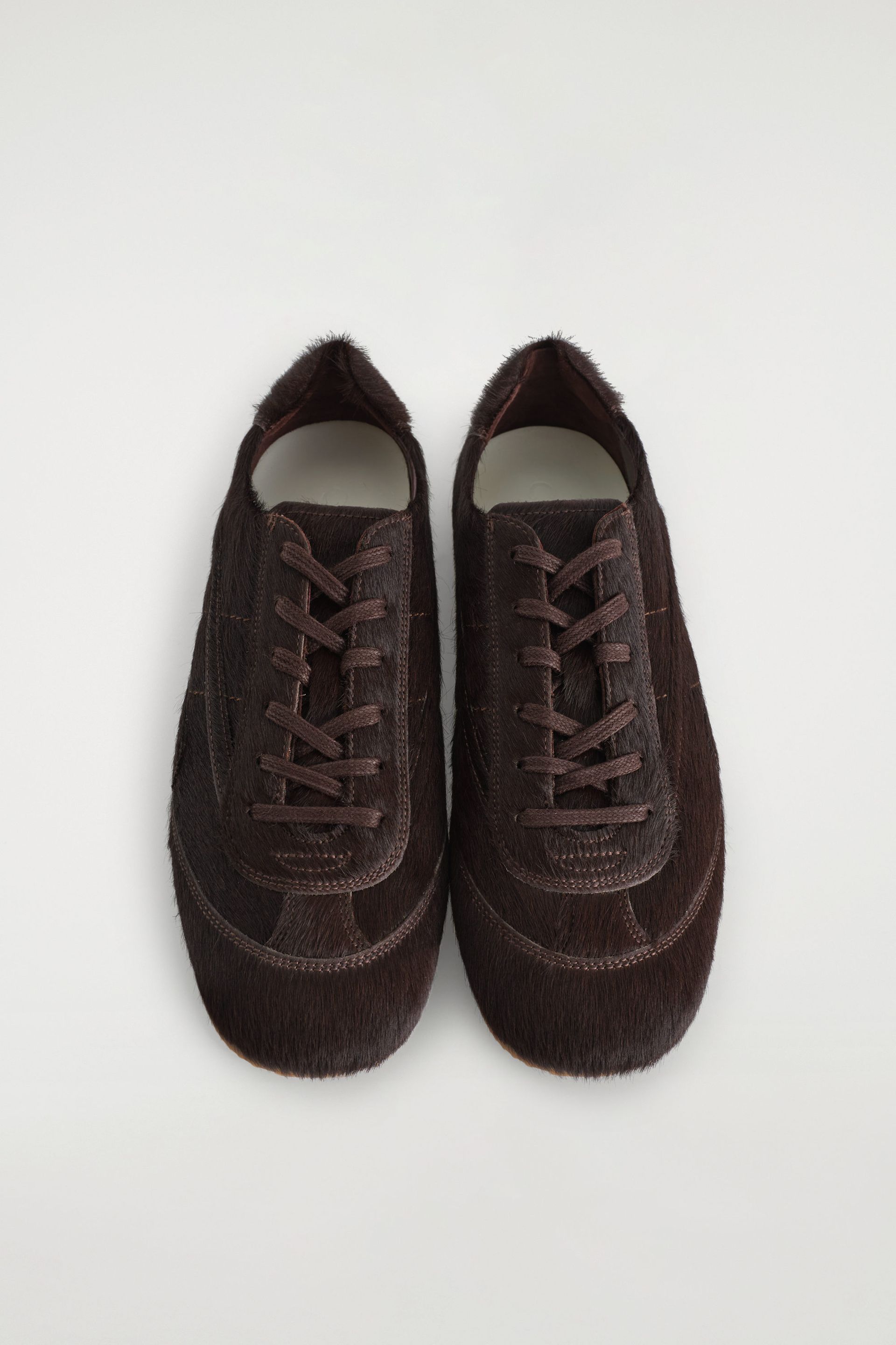 Minimal Pony Hair Trainers