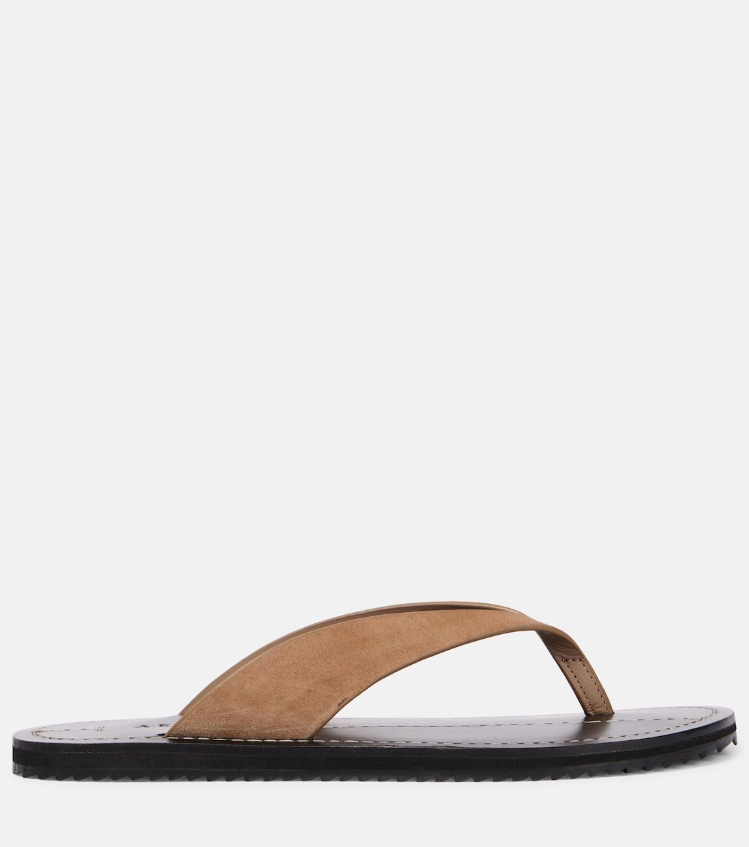 Flora Suede Thong Sandals