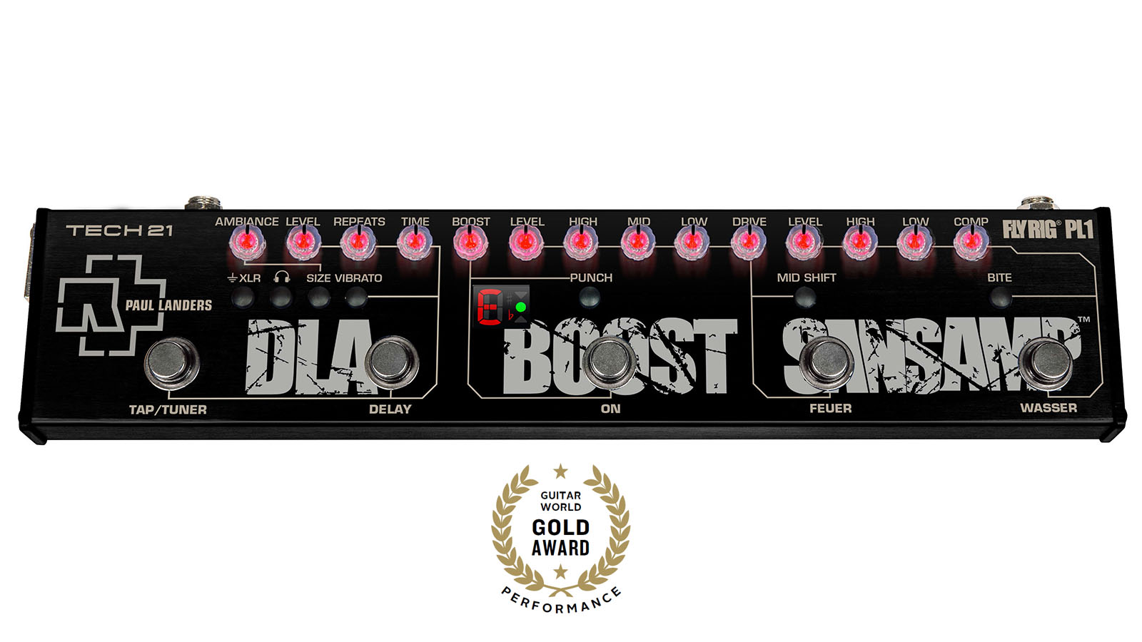 The paul landers pl1 signature fly rig offers 2 sansamp channels, feuer (dirty) and wasser (clean). Review Tech 21 Paul Landers Pl1 Signature Fly Rig Guitar World