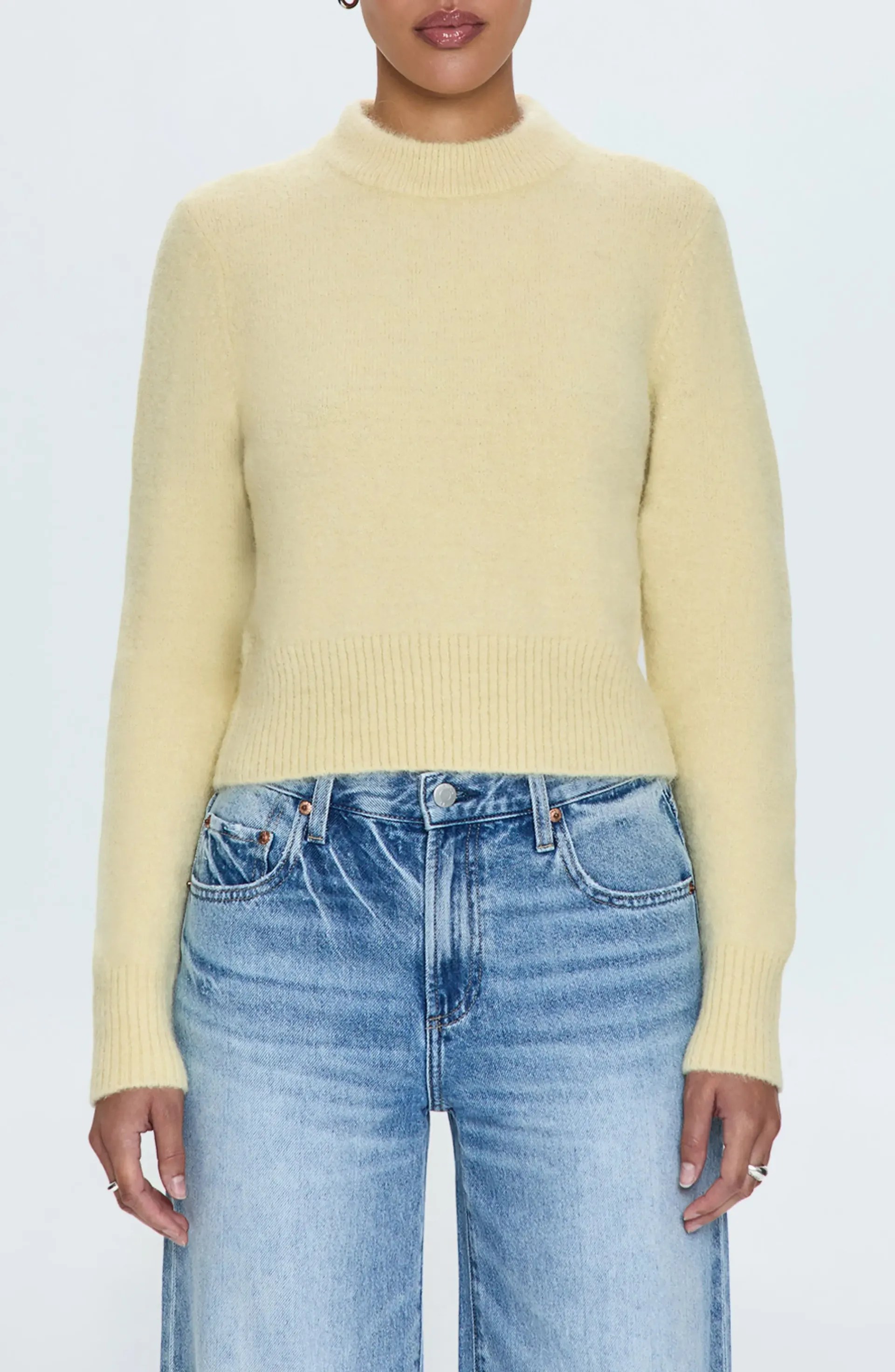 Sara Shrunken Alpaca Blend Sweater
