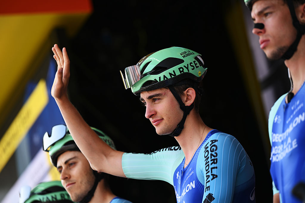 Next Tadej Pogačar: Tour de France Winners Before 2030 PREMILHAT, FRANCE - JUNE 09: Paul Seixas of France and Team Decathlon AG2R La Mondiale prior to the 77th Criterium du Dauphine 2025, Stage 2 a 204.6km stage from Premilhat to Issoire / #UCIWT / on June 09, 2025 in Premilhat, France. (Photo by Dario Belingheri/Getty Images)