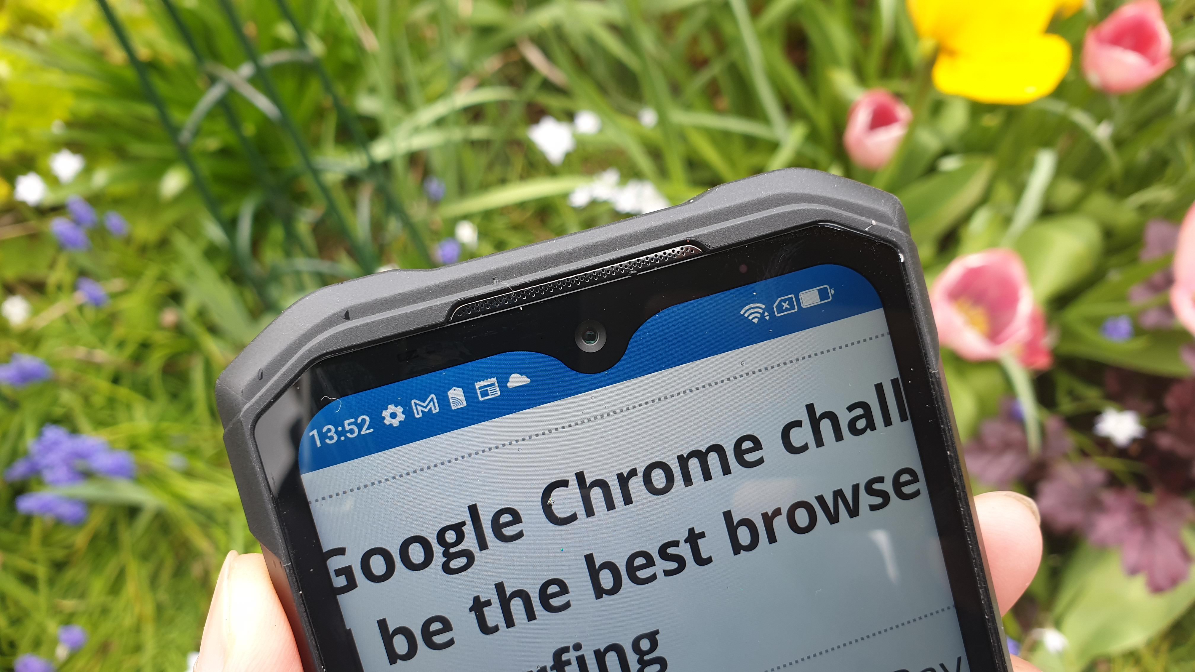 Doogee S98 Rugged Smartphone review Display and front camera
