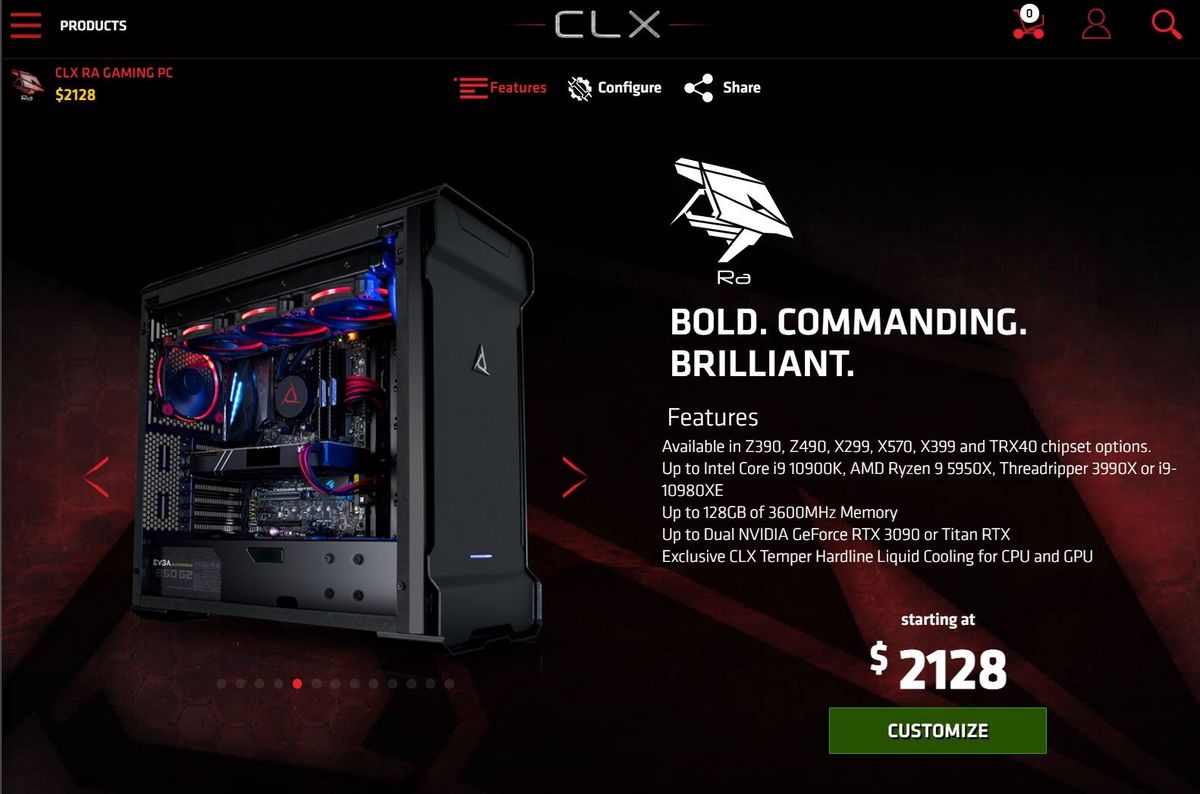 CLX Ra First Look At This Insane 7K Gaming PC Windows Central 1200 80 