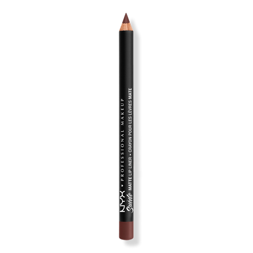 Suede Matte Lip Liner Velvet Soft Vegan Lip Pencil - Cold Brew