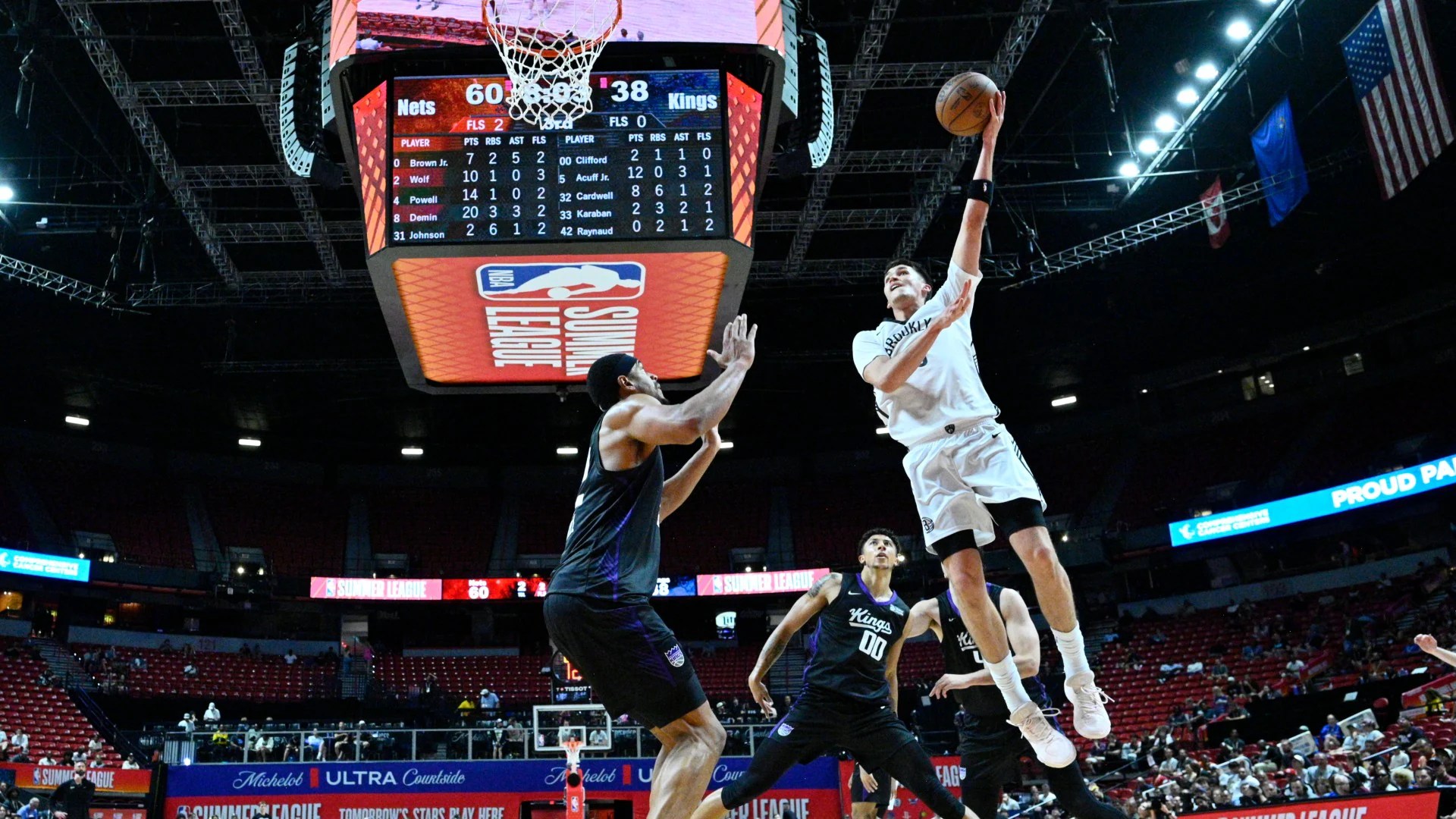 Nets Dominate Kings with Sturdy Defense in 2026 NBA Summer League! Egor Dëmin Drops 22 Points (2026)