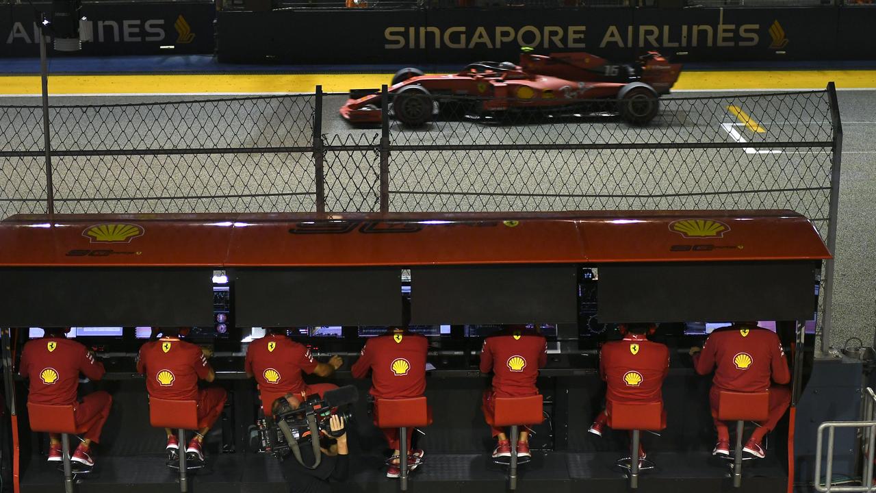 F1 Singapore Grand Prix 2019 Charles Leclerc Pole Singapore