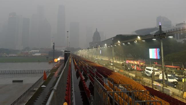 Formula 1 Singapore Air Pollution Deemed Very Unhealthy