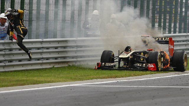 Heidfeld Relieved To Escape Car Inferno Fox Sports