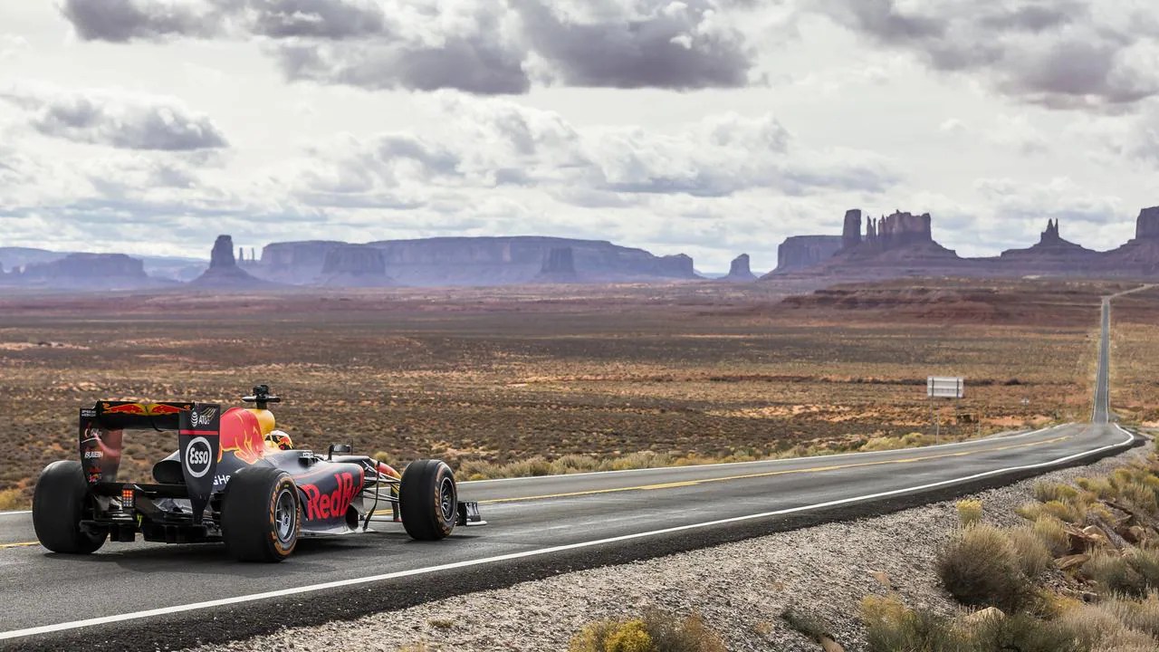F1 Daniel Ricciardo Takes Red Bull Formula 1 Car For Road