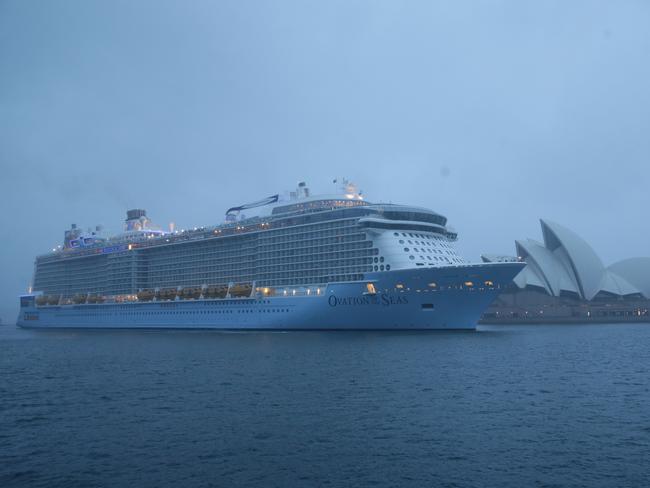 Ovation Of The Seas Is The Biggest Cruise Ship Ever To Dock