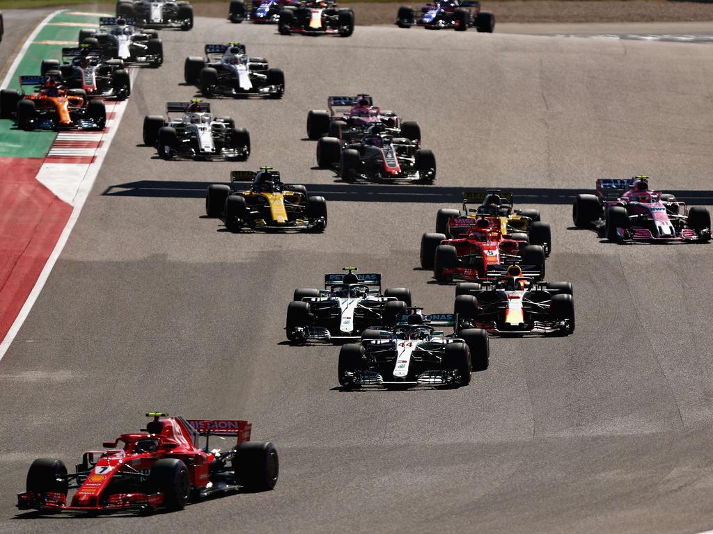 F1 United States Kimmi Raikkonen Lewis Hamilton Daniel