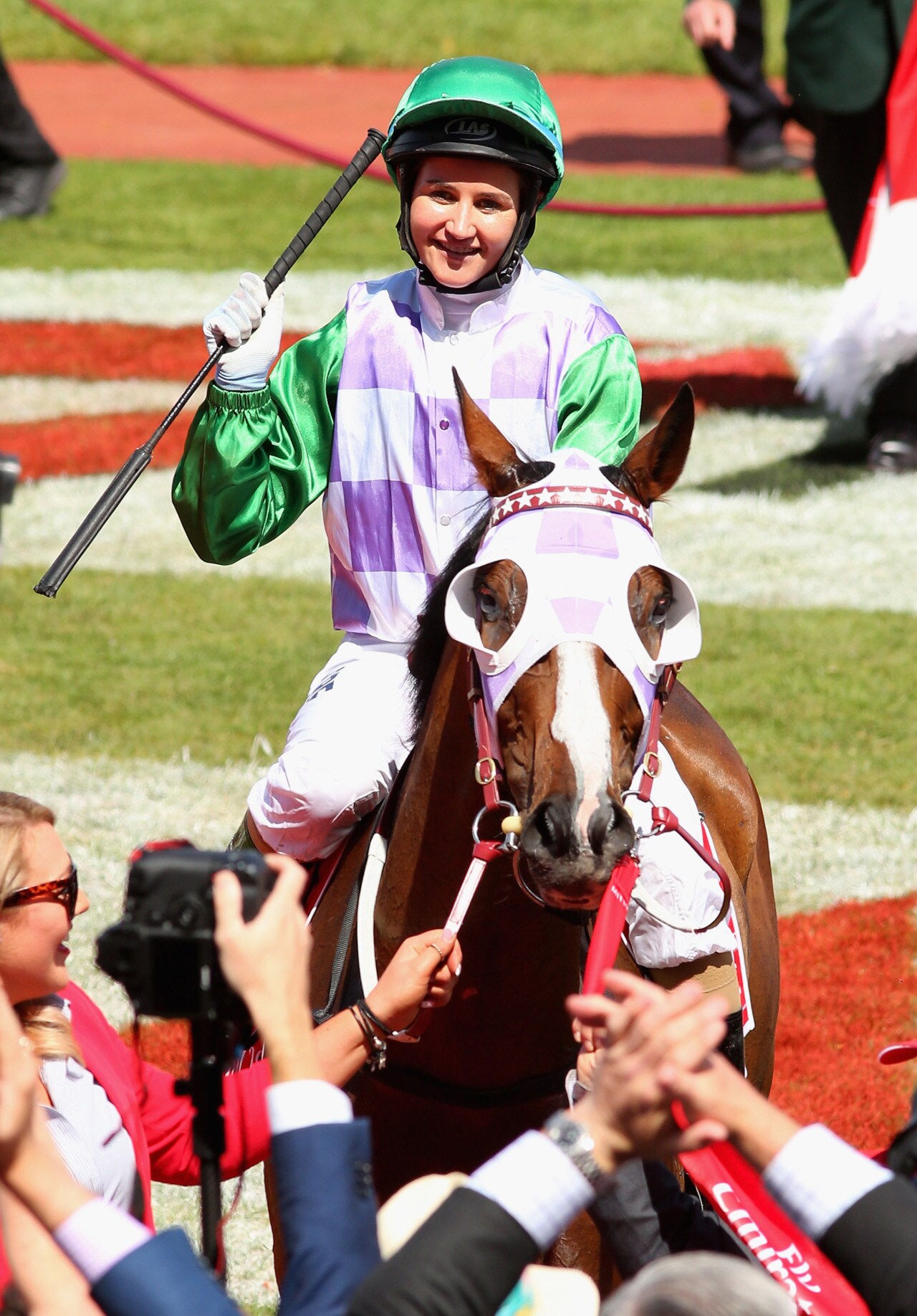 But just as interesting is what . Michelle Payne makes history by becoming the first female jockey to win the Melbourne Cup