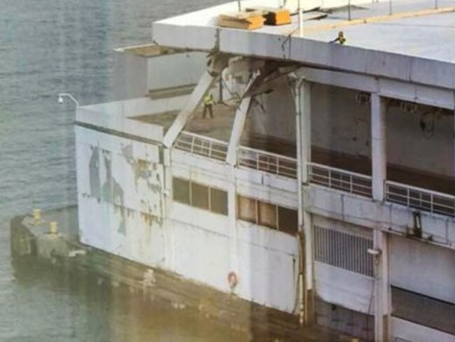 Carnival Cruise S Newest Ship Crashes Into Dock
