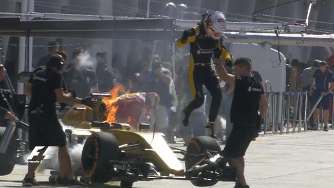 F1 2016 Malaysian Grand Prix Practice Results Pit Fire