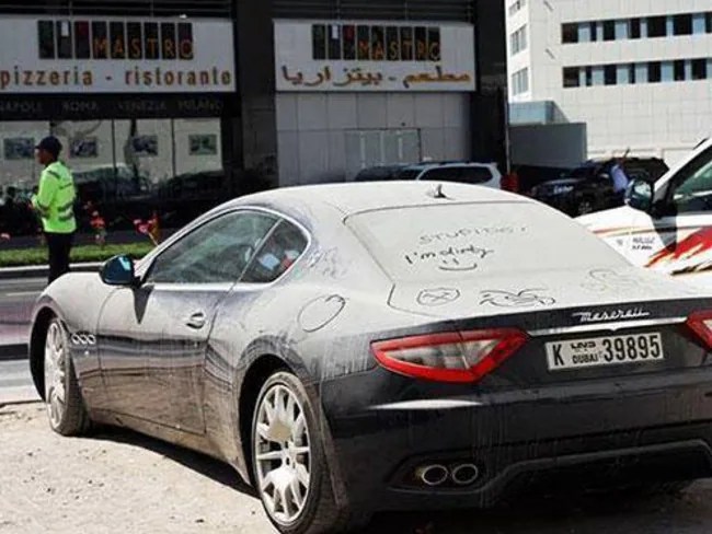 Dubai S Abandoned Supercars Expensive Cars Discarded At